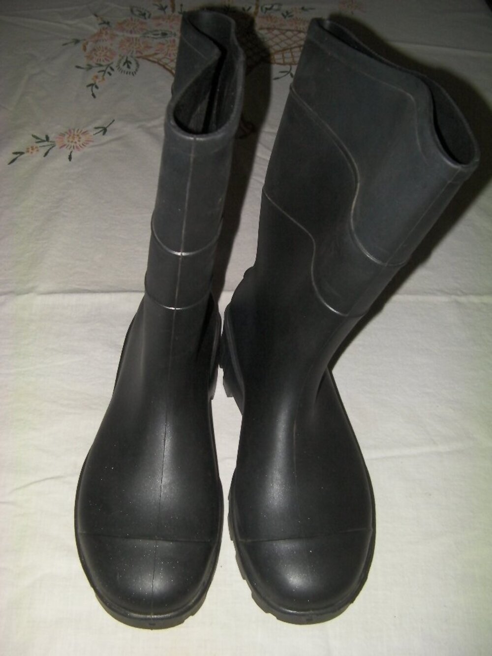 High Rubber Boots, Unisex mens 7 womens 9